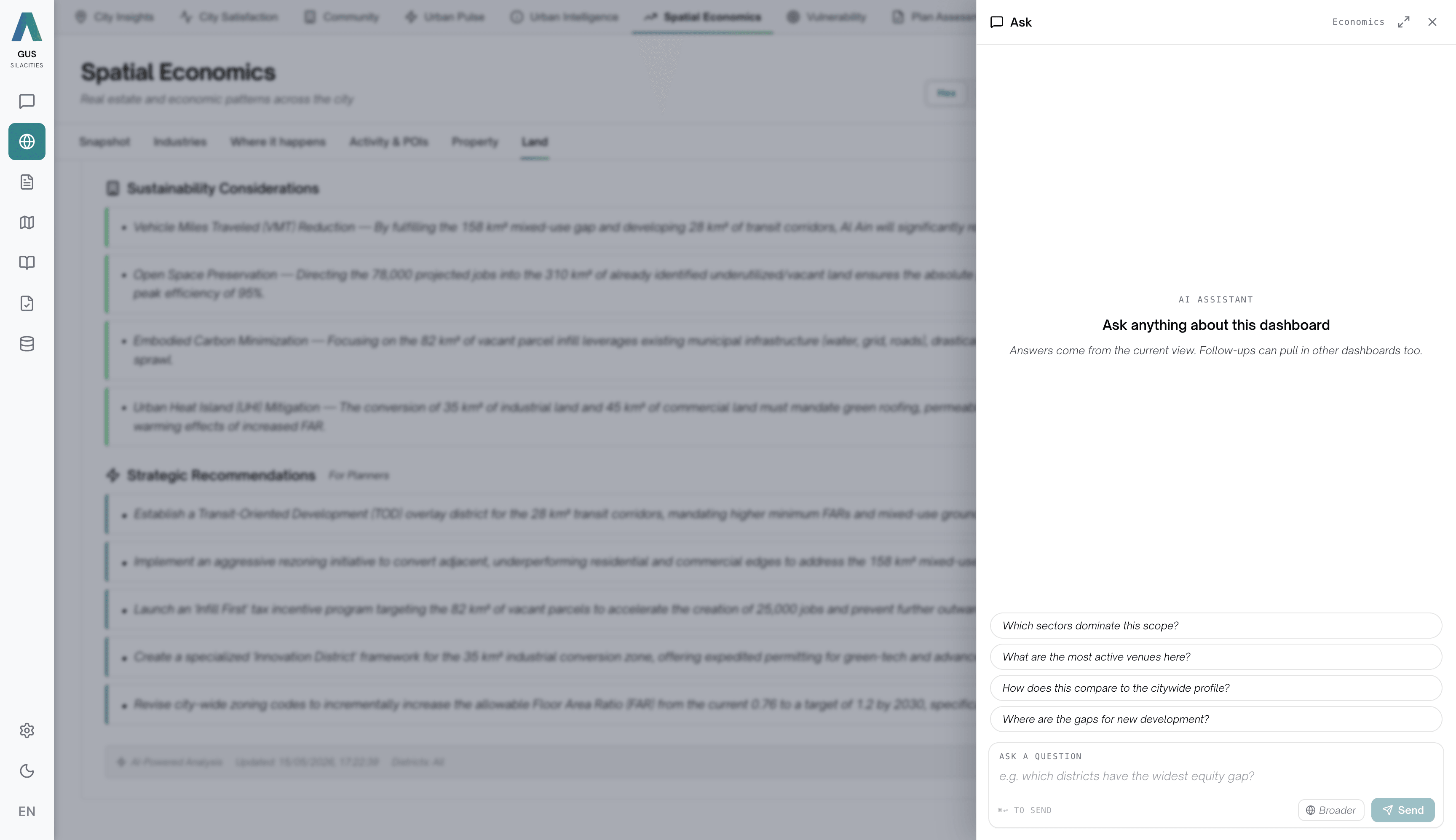 Atlas · the ✦ Ask dock